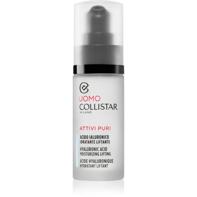 Collistar Uomo Hyaluronic Acid Moisturizing Lifting ser hidratant cu acid hialuronic 30 ml