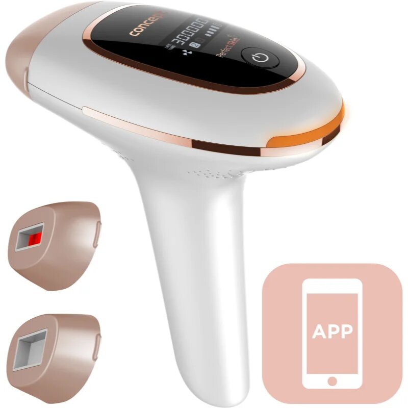 Concept IL3020 IPL Perfect Skin epilator IPL pentru corp față zona inghinală și axile White and rosegold 1 buc