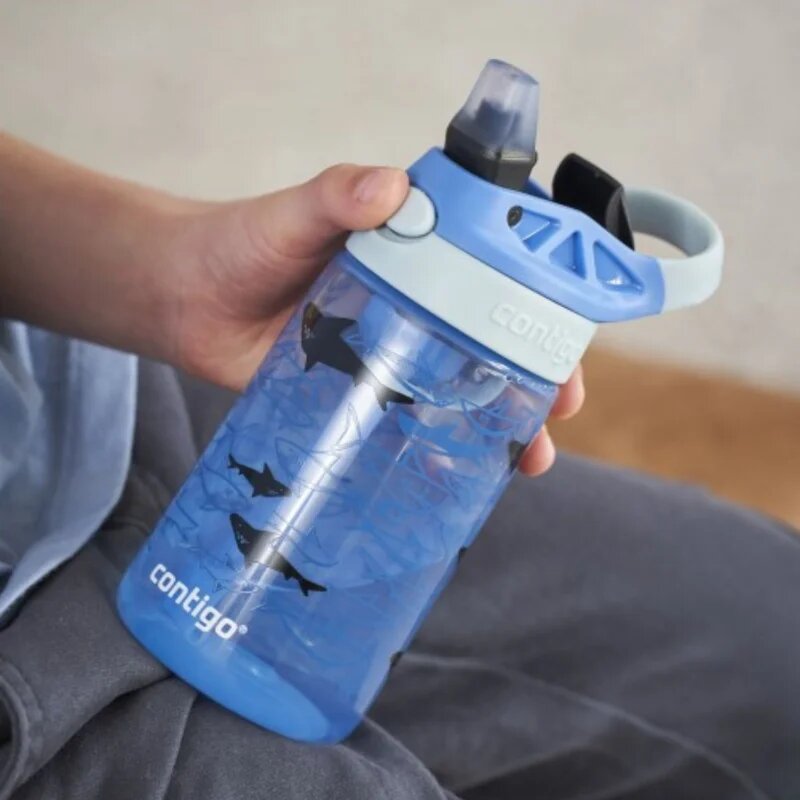 Contigo Easy Clean sticlă pentru apă pentru copii Blue Sharks 1 buc