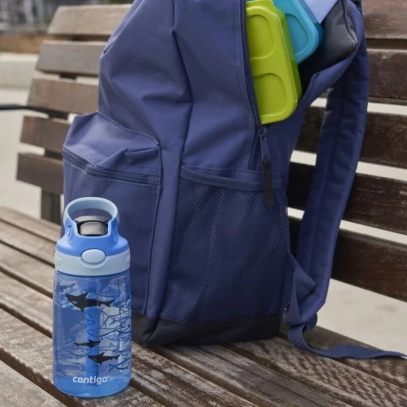 Contigo Easy Clean sticlă pentru apă pentru copii Blue Sharks 1 buc