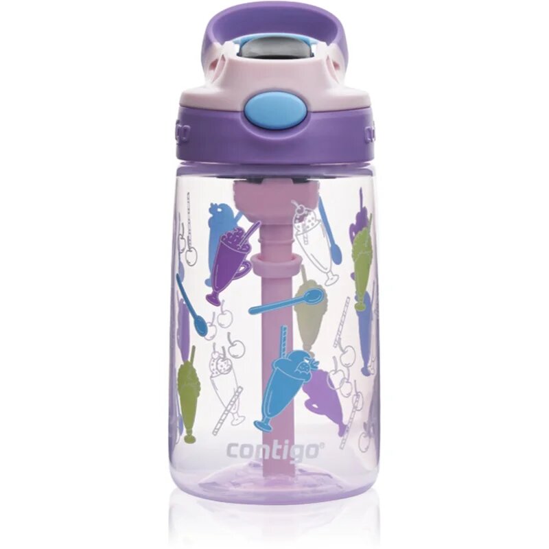 Contigo Easy Clean sticlă pentru apă pentru copii Strawberry Shakes 1 buc