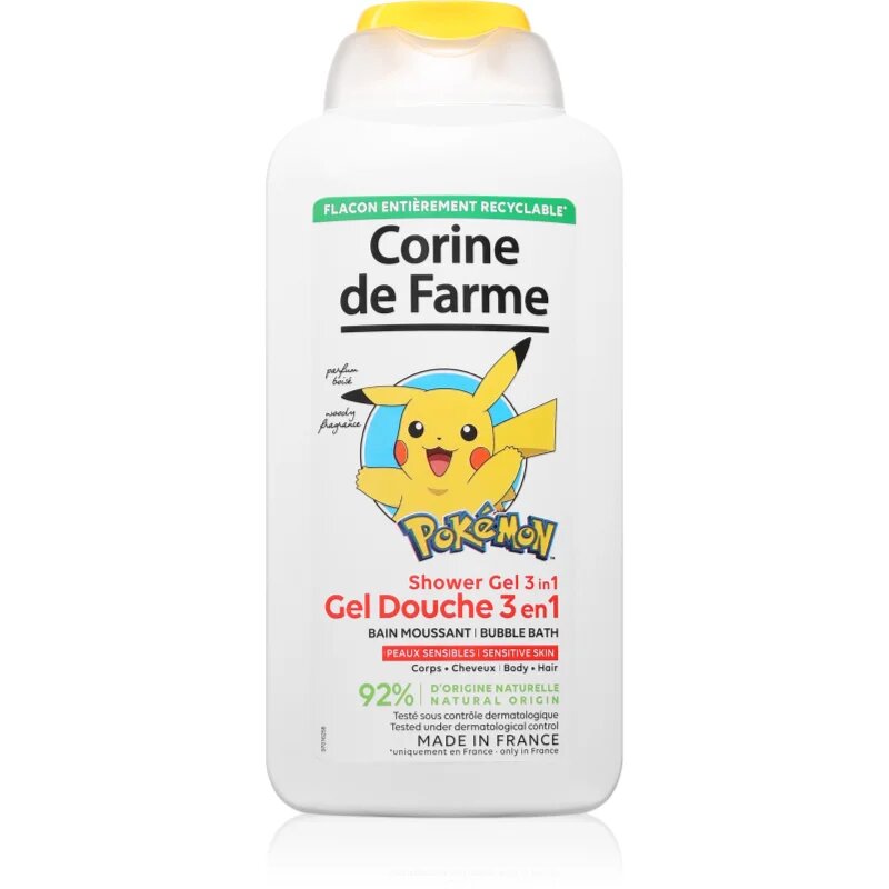 Corine de farme Shower Gel 3 in 1 gel de duș și șampon delicat pentru copii 3 in 1 500 ml