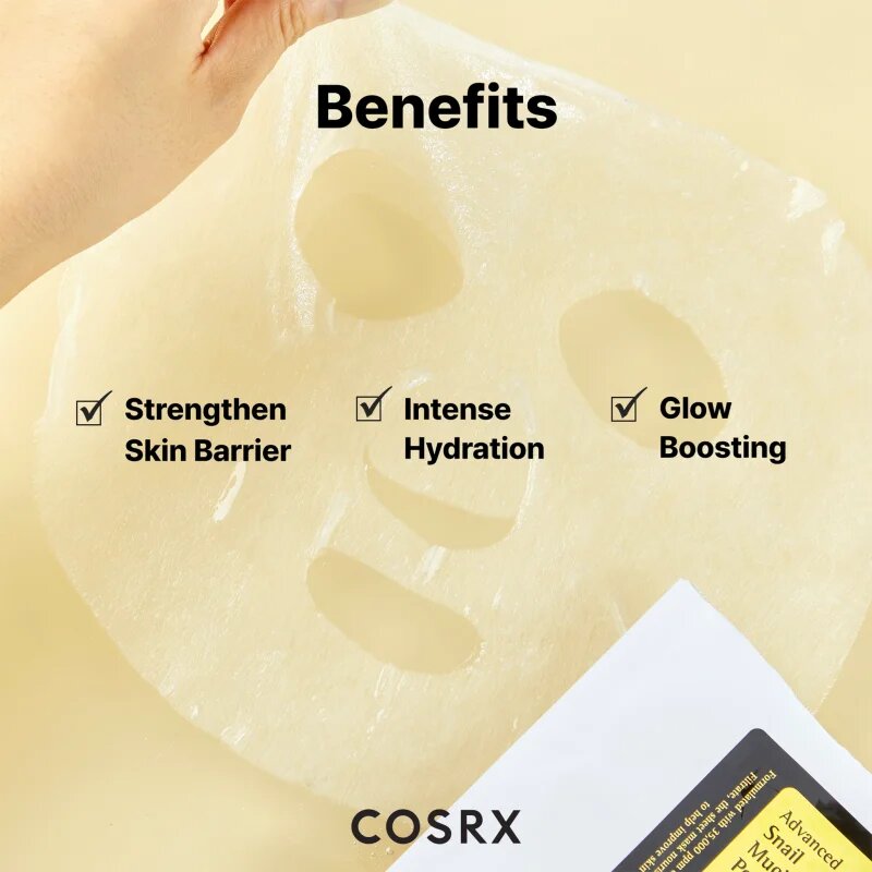 Cosrx Advanced Snail Power Essence mască textilă cu efect antirid cu efect de hidratare 25 ml