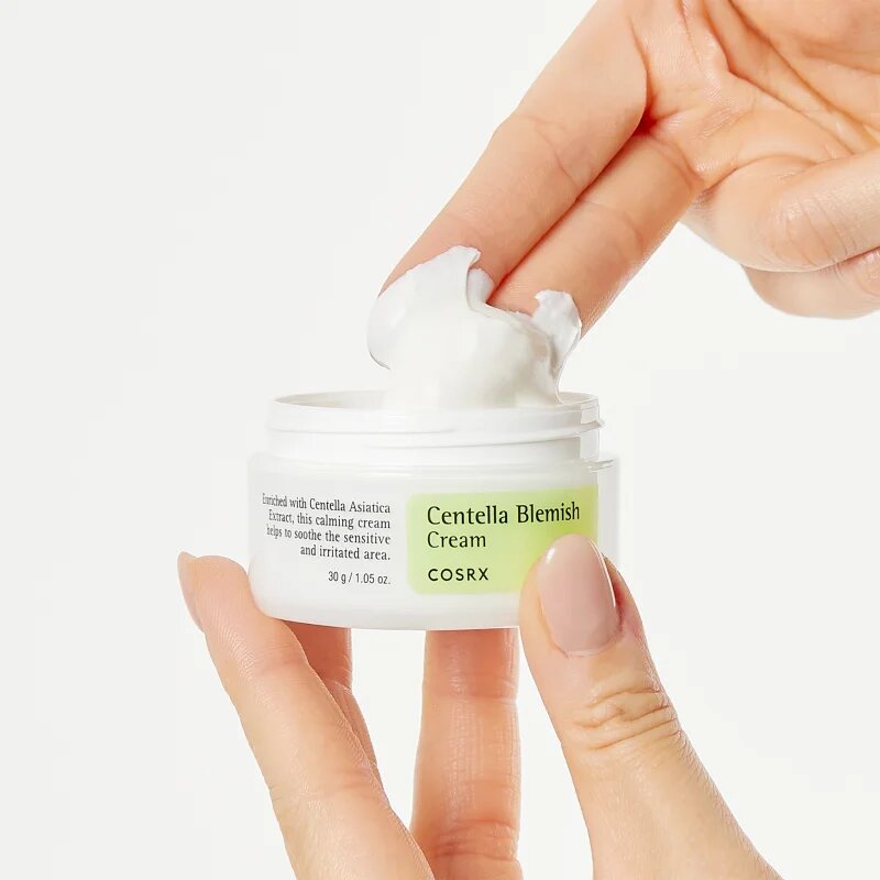 Cosrx Centella Blemish Cream crema calmanta hrănitoare împotriva roșeții tenului 30 ml