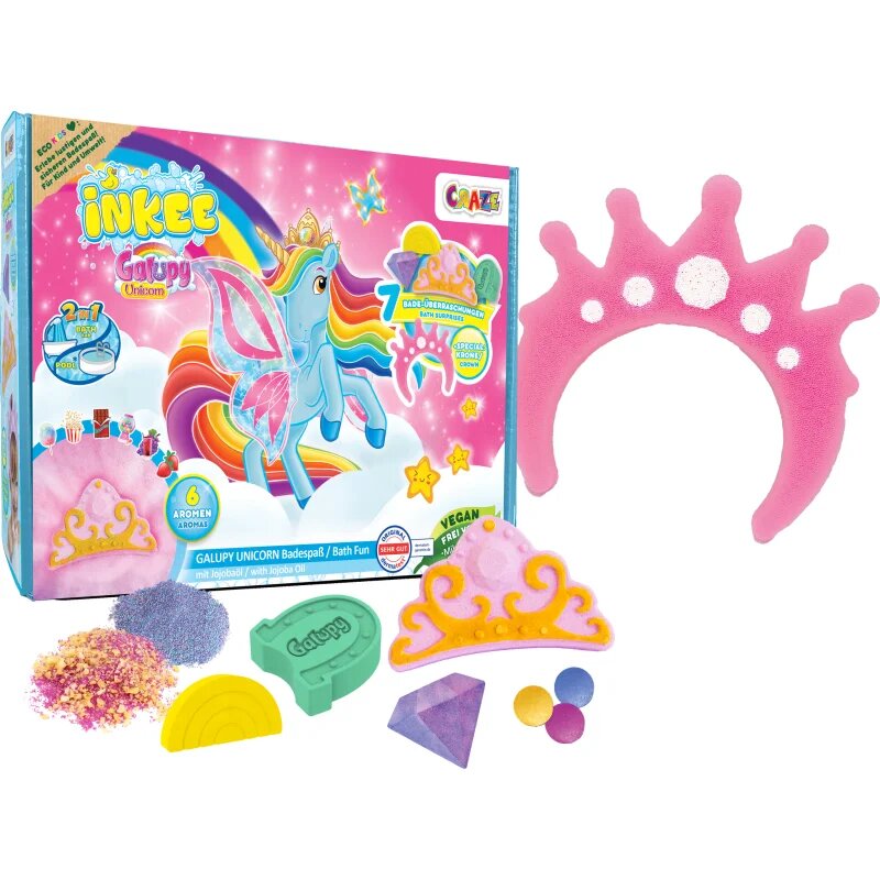 Craze INKEE Galupy Unicorn set pentru baie pentru copii