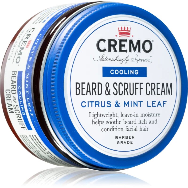 Cremo Citrus & Mint Leaf cremă pentru barbă pentru bărbați 113 g