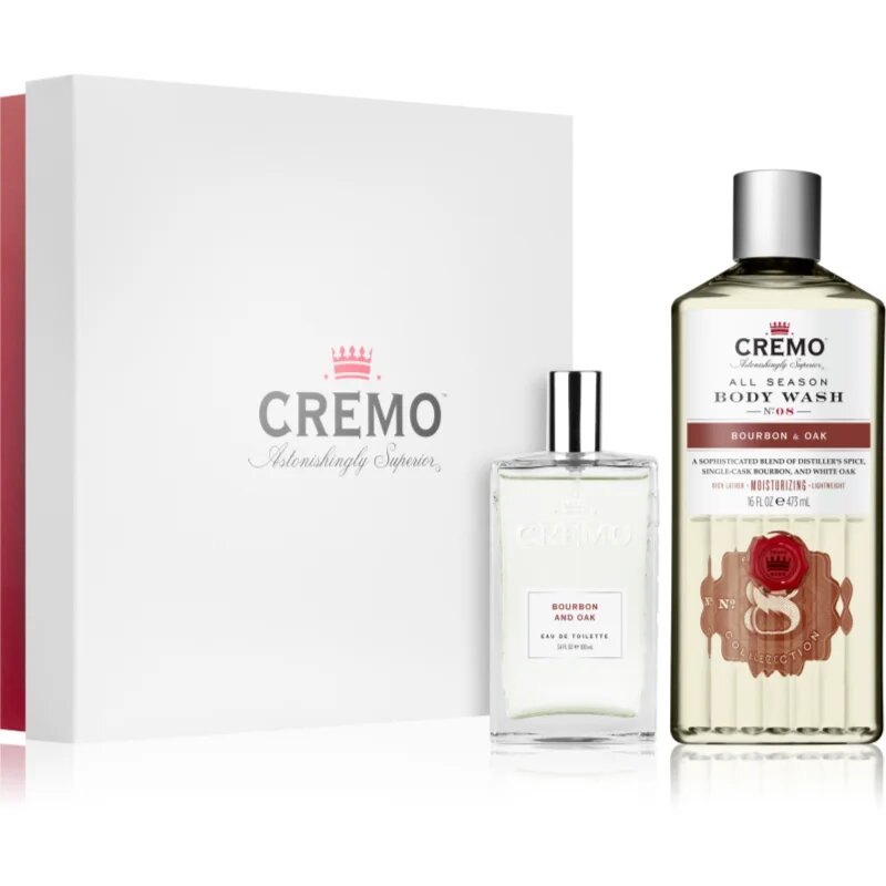 Cremo Set Bourbon and Oak set cadou pentru bărbați