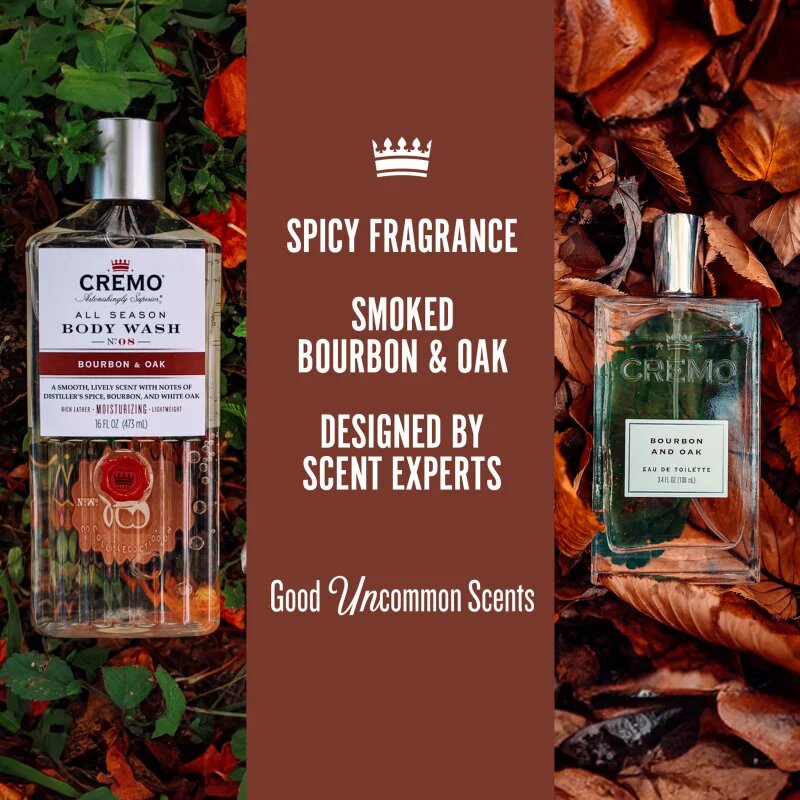 Cremo Set Bourbon and Oak set cadou pentru bărbați