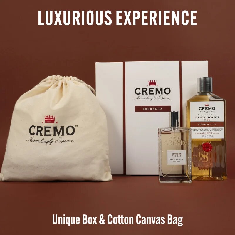 Cremo Set Bourbon and Oak set cadou pentru bărbați