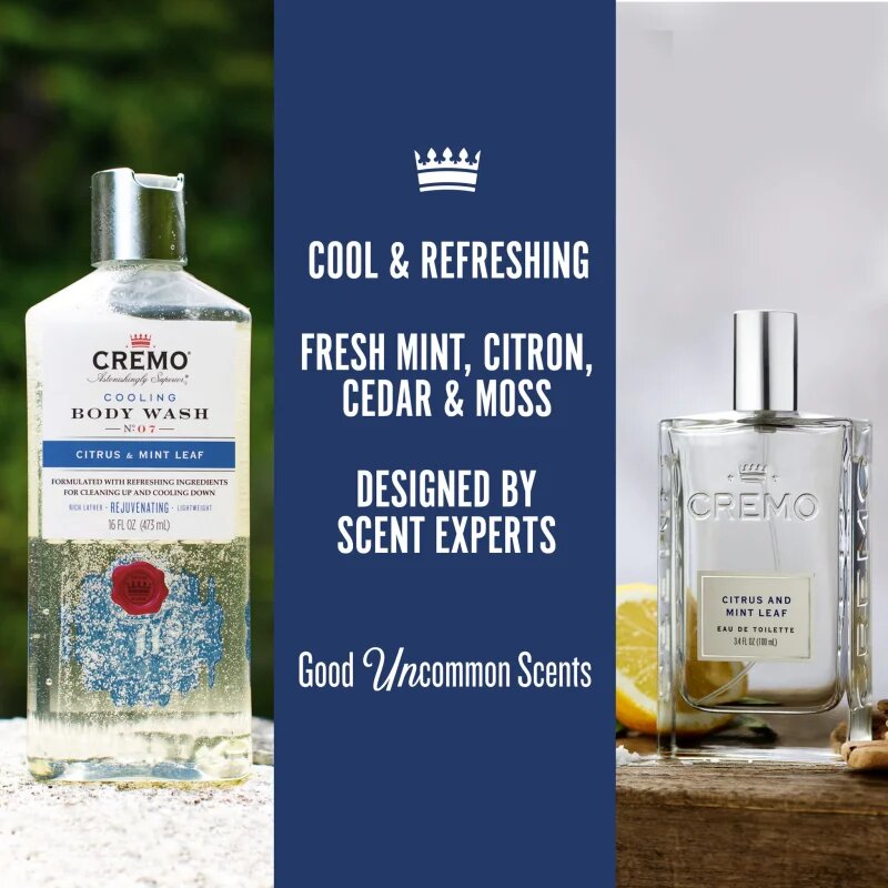 Cremo Set Citrus and Mint set cadou pentru bărbați
