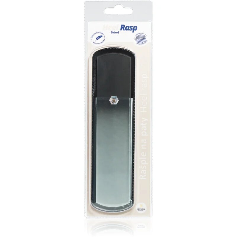 Crystal Bohemia Black razatoare pentru piele uscata pentru calcai 1 buc