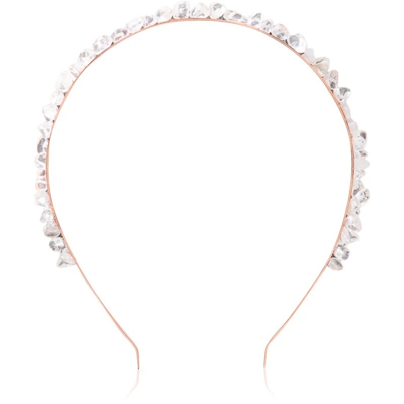 Crystallove Clear Quartz Hairband bentiță pentru păr 1 buc
