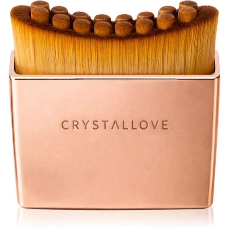 Crystallove Contour Face Brush accesoriu de masaj pentru fata gat si piept 1 buc