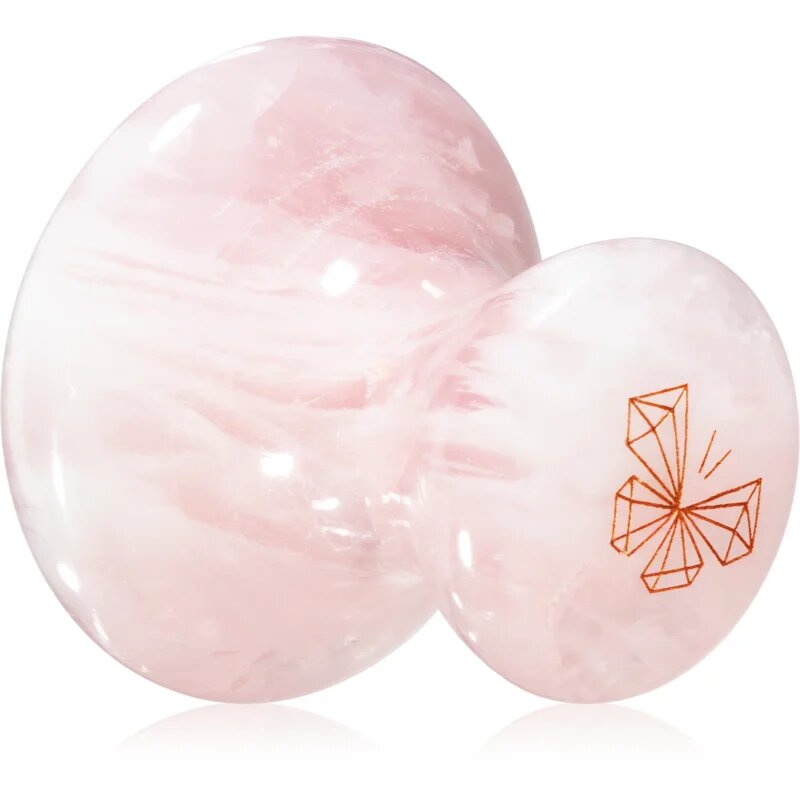 Crystallove Rose Quartz Mushroom accesoriu de masaj faciale 1 buc