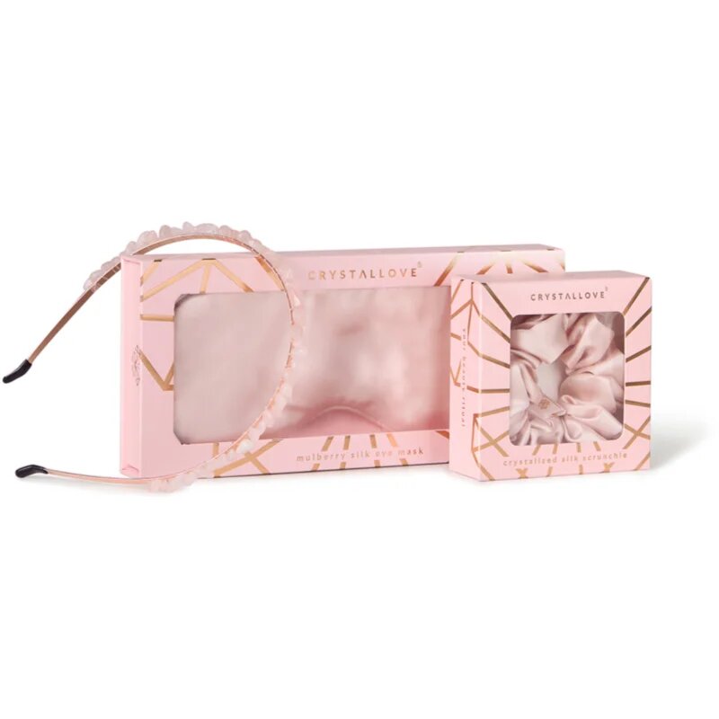 Crystallove Rose Silk Set set pentru păr