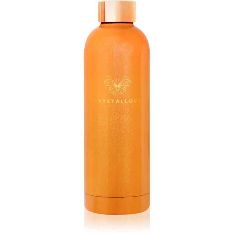 Crystallove Thermal Water Bottle sticlă pentru apă Peach Fuzz 1 buc