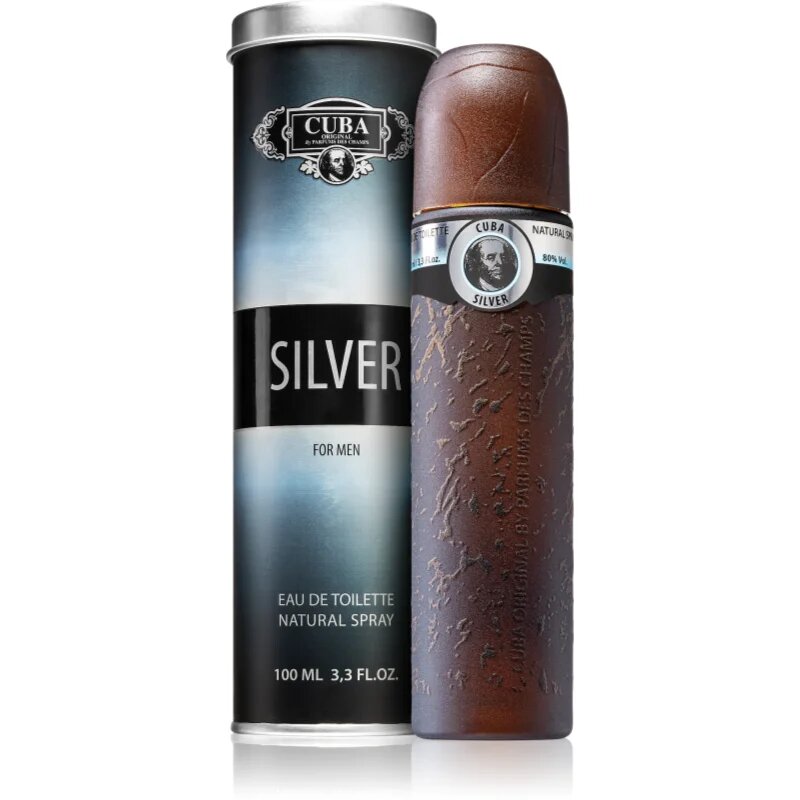 Cuba Silver Eau de Toilette pentru bărbați 100 ml