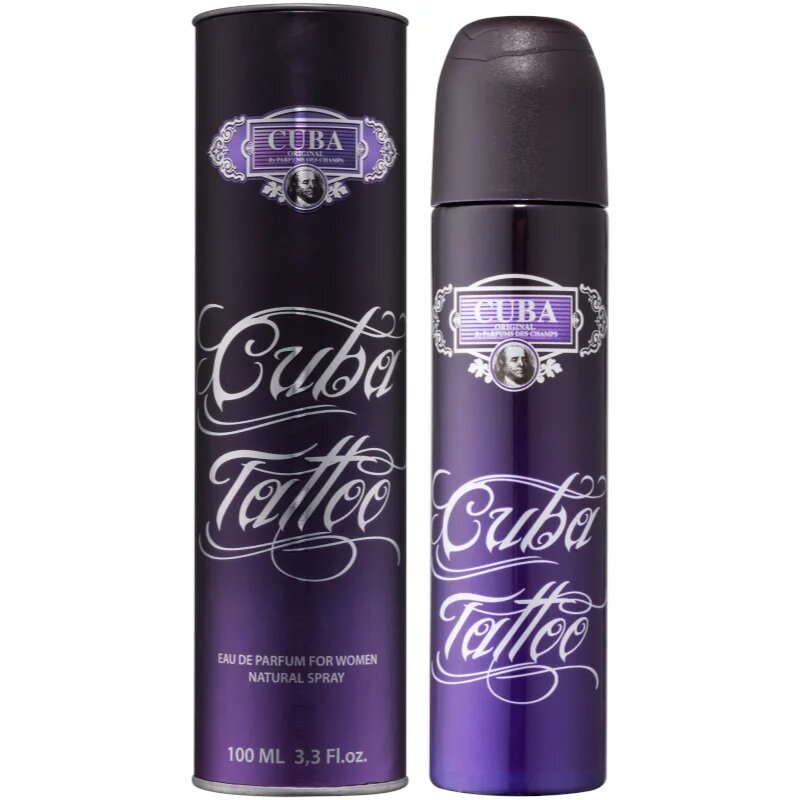 Cuba Tattoo Eau de Parfum pentru femei 100 ml