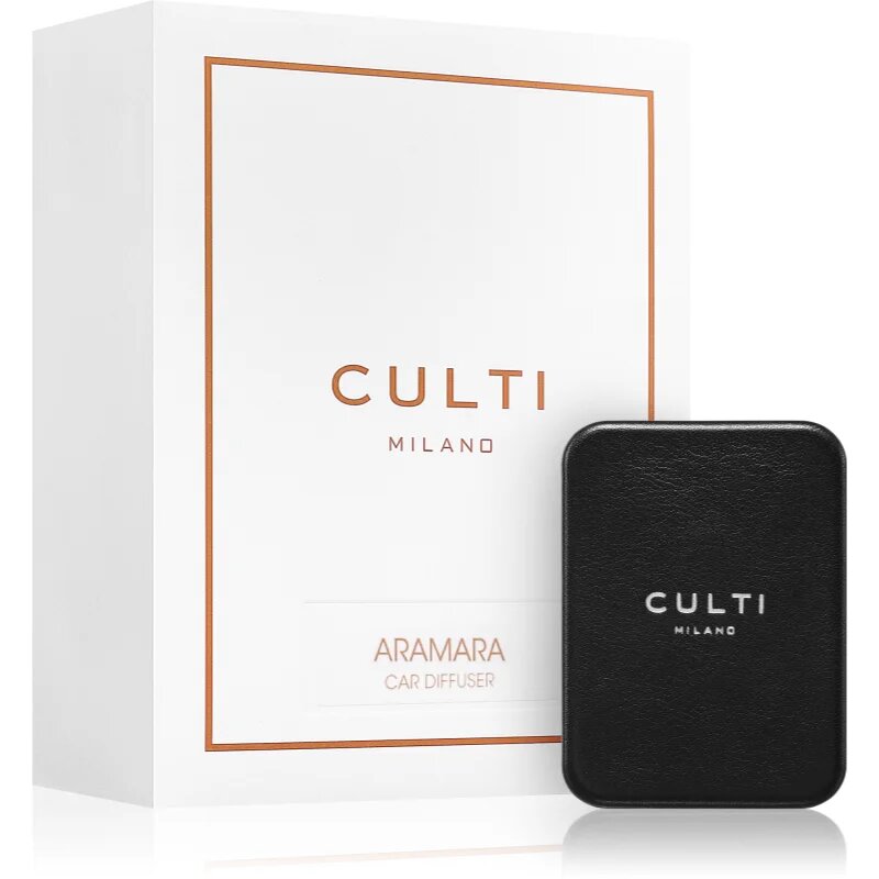 Culti Milano Car Diffuser Black Aramara parfum pentru masina + refill 1 buc