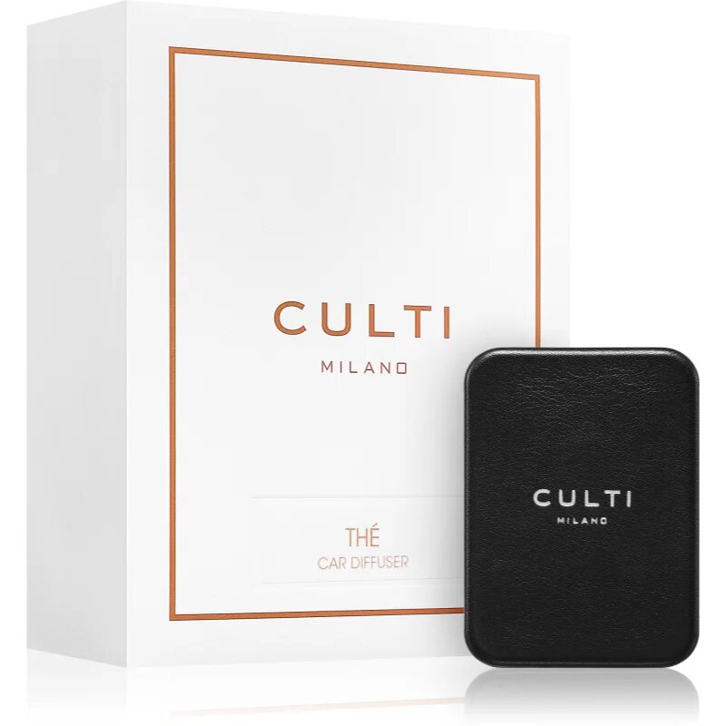 Culti Milano Car Diffuser Black Thé parfum pentru masina + refill 1 buc