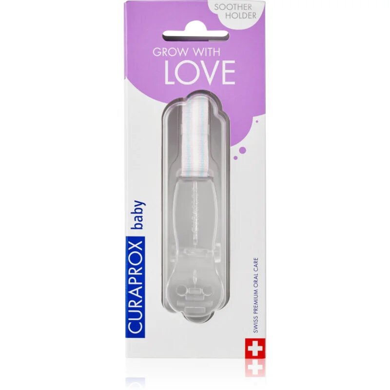 Curaprox Baby lanț pentru suzetă Transparent 1 buc