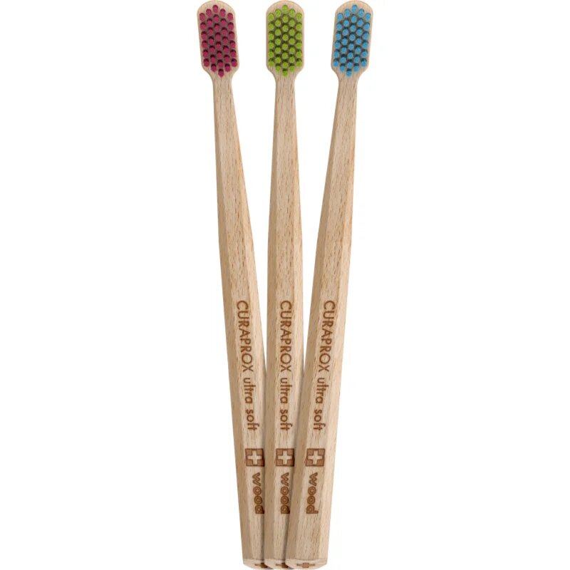 Curaprox CS Wood perie de dinti din lemn 1 buc