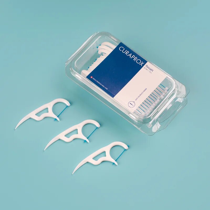 Curaprox DF 967 ata dentara si scobitoare intr-unul singur 30 buc