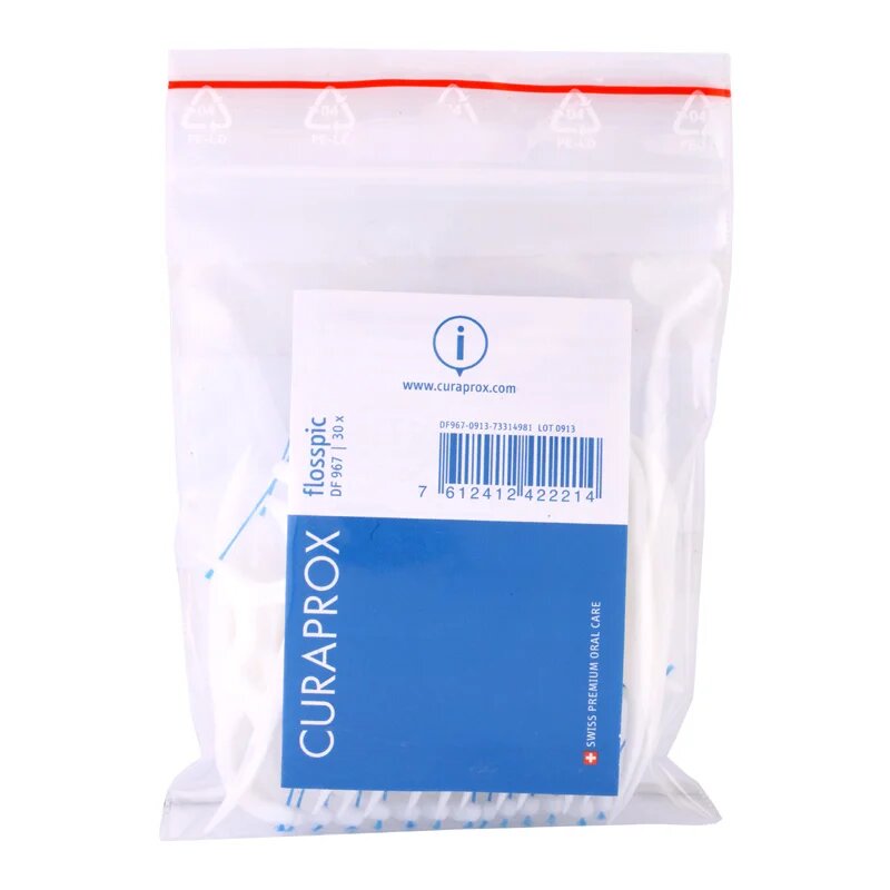 Curaprox DF 967 ata dentara si scobitoare intr-unul singur 30 buc