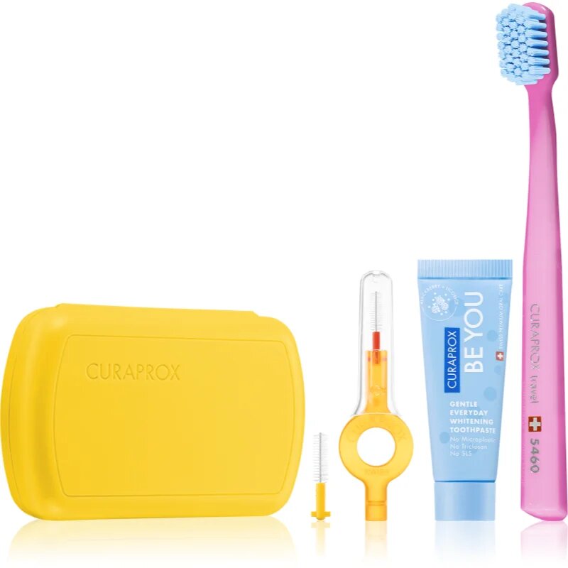 Curaprox Travel Set Set de călătorii pentru dinti limba si gingii