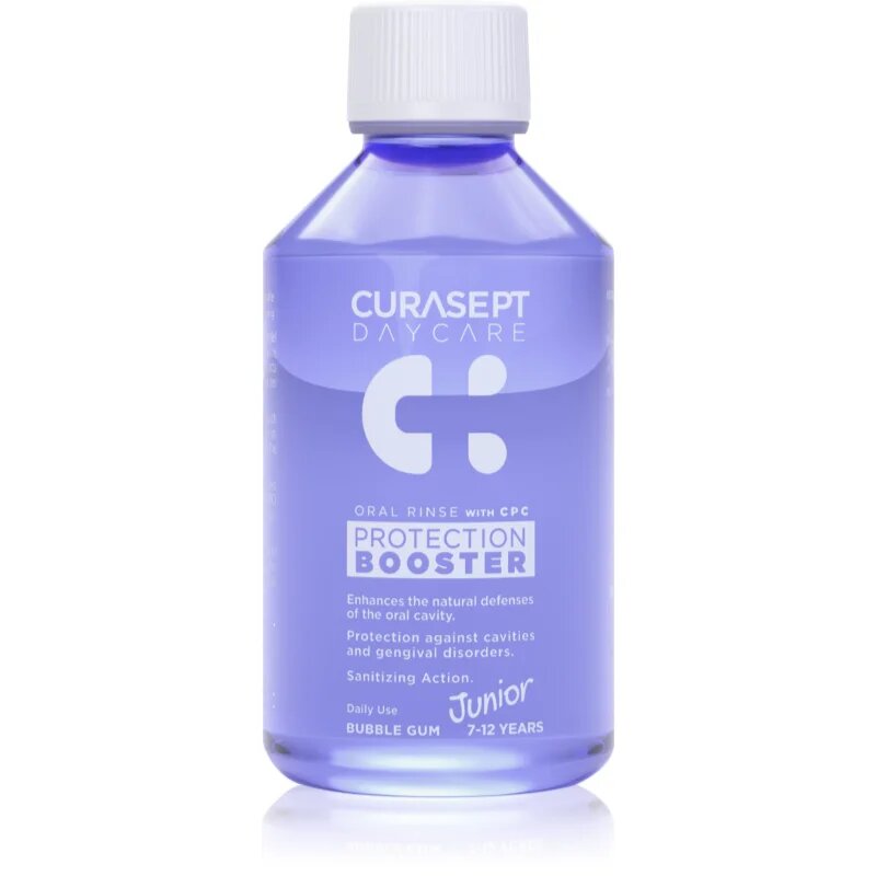 Daycare Protection Junior Booster apă de gură pentru copii 7-12 years Bubble Gum 250 ml