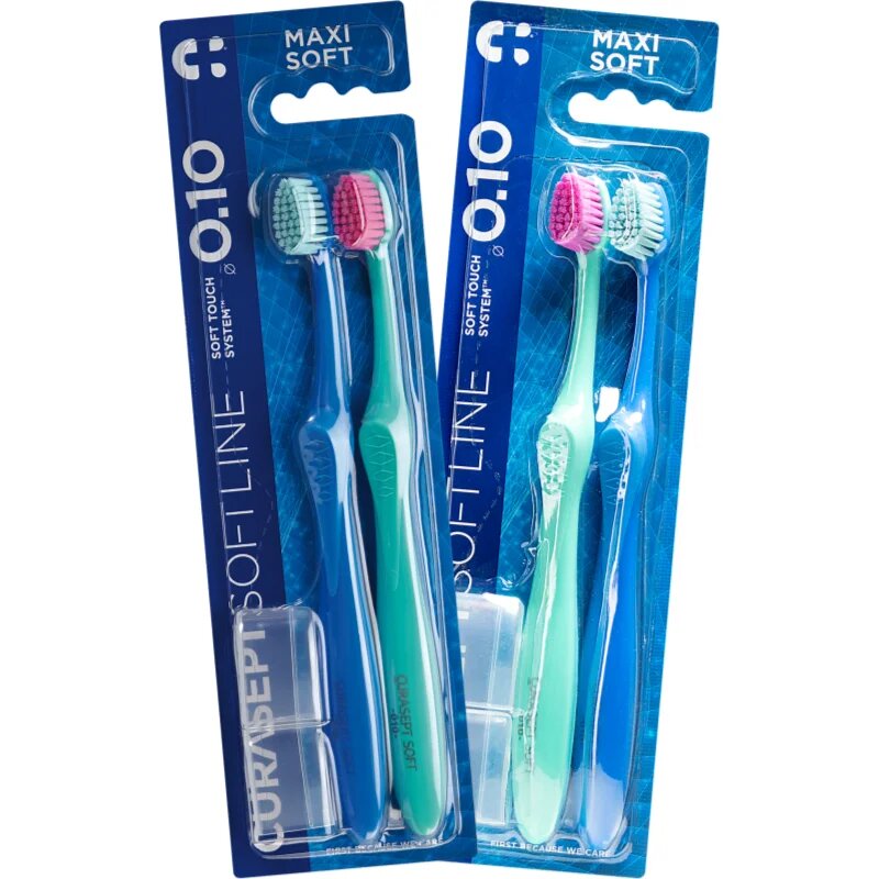 Curasept Softline 0.10 Maxi Soft 2Pack perie de dinti 2 buc