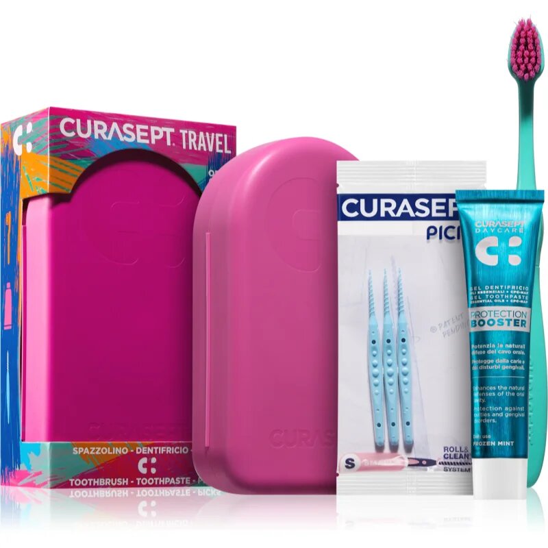 Curasept Travel Set Set de călătorii pentru dinti limba si gingii