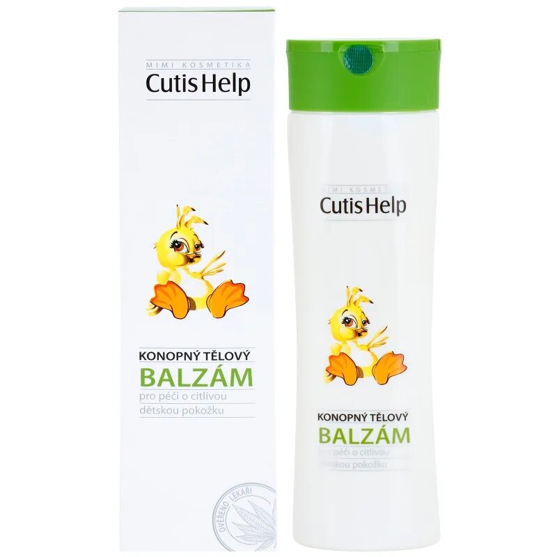 CutisHelp Mimi lotiune de corp din canepa pentru nou-nascuti si copii 200 ml