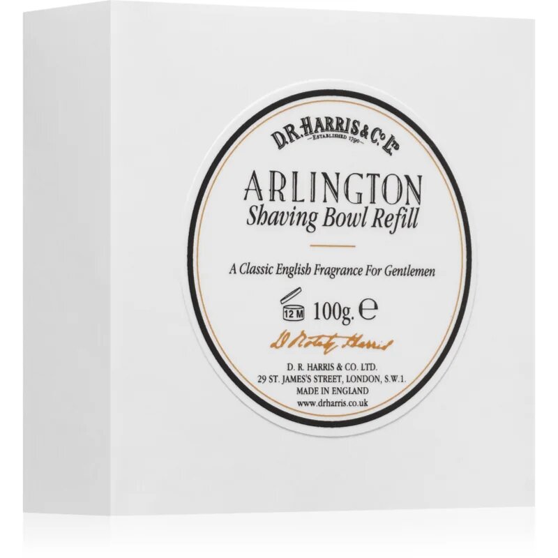 D.R. Harris Shawing Bowl Refill săpun pentru bărbierit rezervă Arlington 100 g