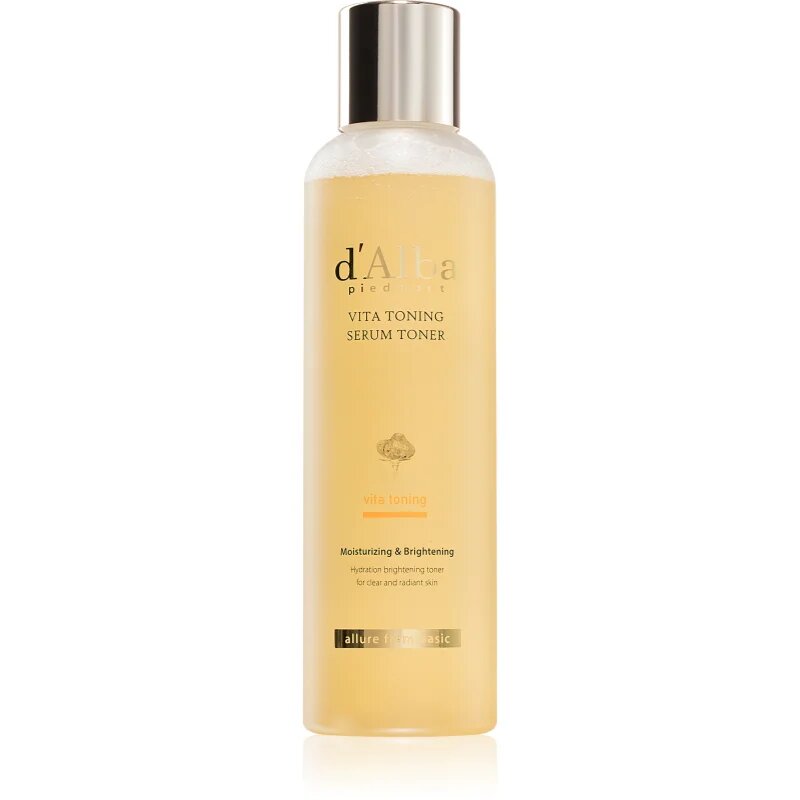 d'Alba Vita Toning Serum Toner tonic hidratant pentru strălucirea și netezirea pielii 180 ml