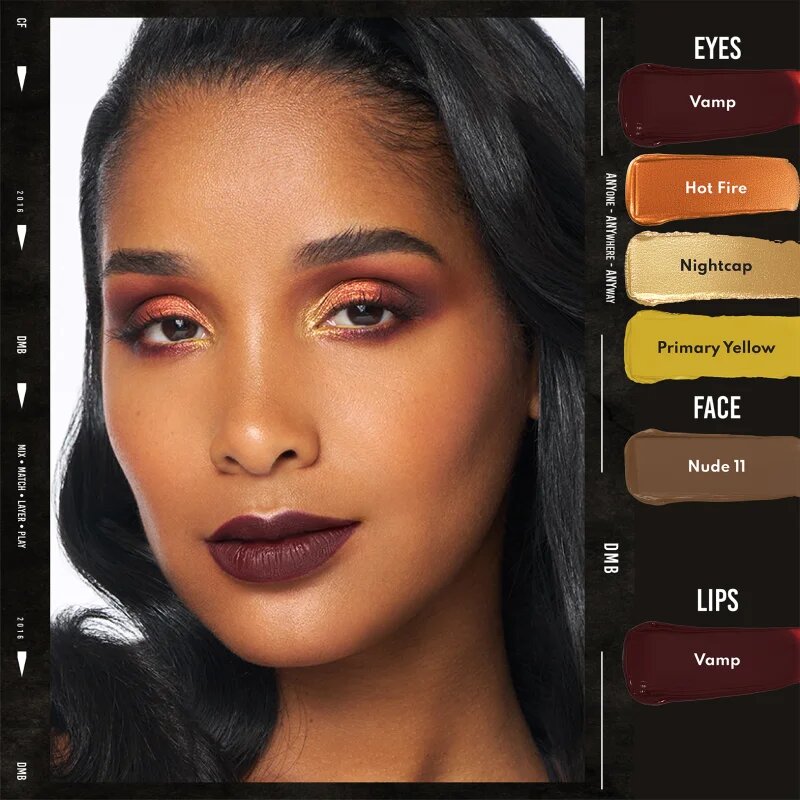 Danessa Myricks Beauty Colorfix Foils machiaj multifuncțional pentru ochi buze și față culoare NIghtcap 10 ml