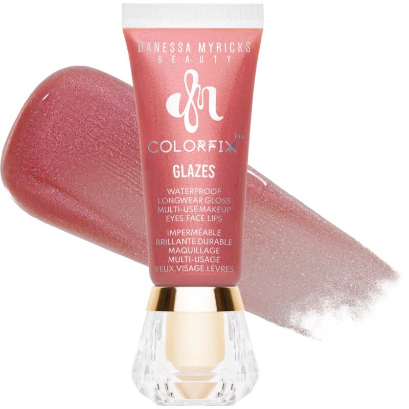 Danessa Myricks Beauty Colorfix Glaze machiaj multifuncțional pentru ochi buze și față culoare Pink Ice 10 ml