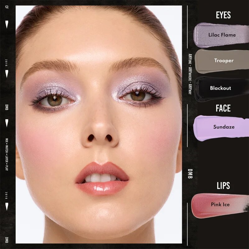 Danessa Myricks Beauty Colorfix Glaze machiaj multifuncțional pentru ochi buze și față culoare Pink Ice 10 ml