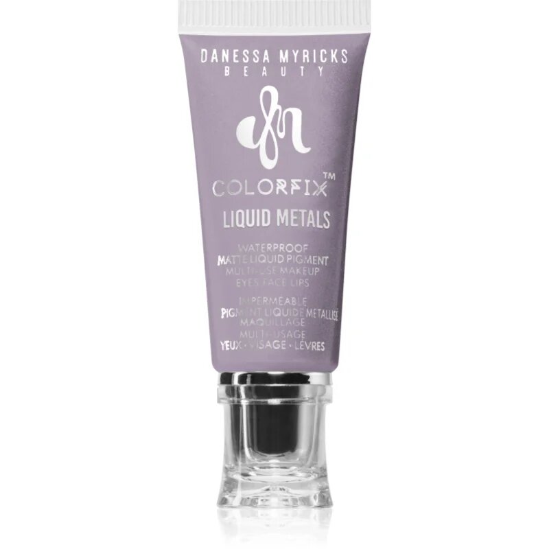 Danessa Myricks Beauty Colorfix Liquid Metals machiaj multifuncțional pentru ochi buze și față culoare Lilac Flame 10 ml