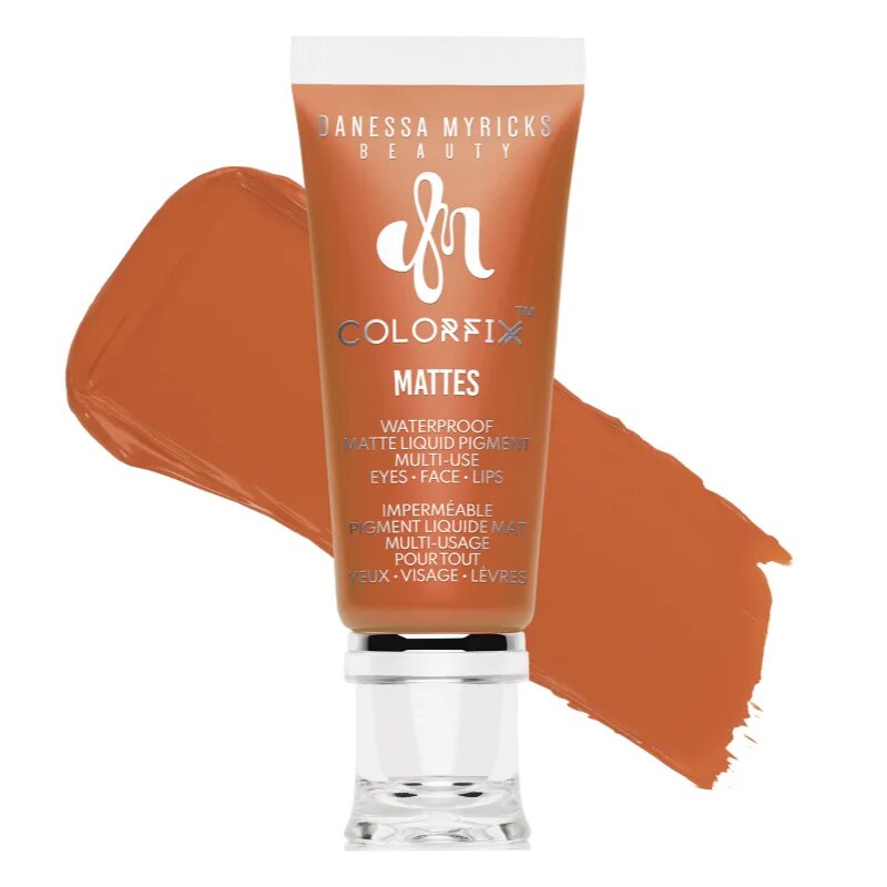 Danessa Myricks Beauty Colorfix Mattes machiaj multifuncțional pentru ochi buze și față culoare Carrot Cake 10 ml