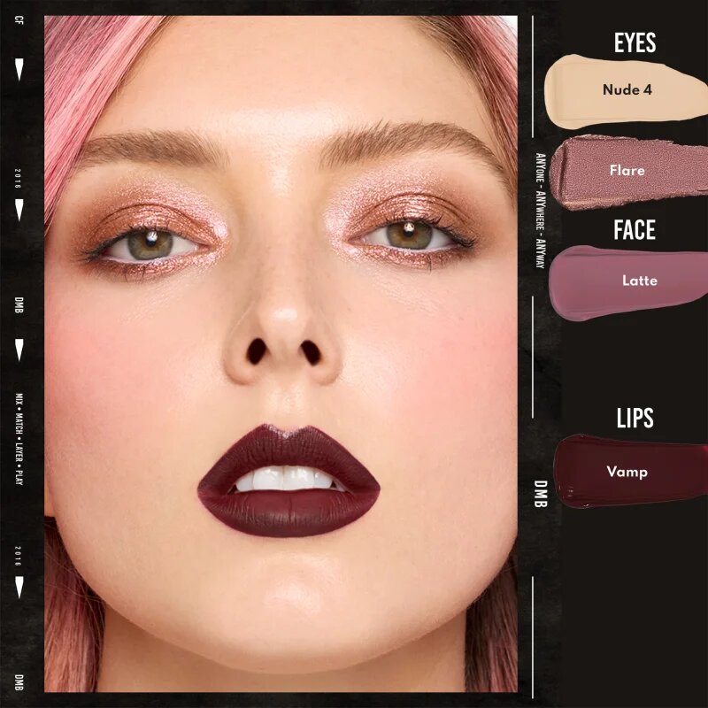Danessa Myricks Beauty Colorfix Sparklers machiaj multifuncțional pentru ochi buze și față culoare Flare 10 ml