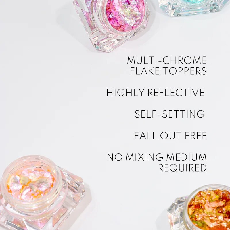 Danessa Myricks Beauty Infinite Chrome Flakes umbre de pleoape cu sclipici culoare Fire Ball 3.8 g