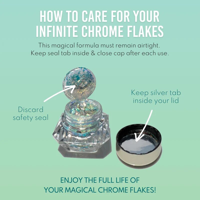Danessa Myricks Beauty Infinite Chrome Flakes umbre de pleoape cu sclipici culoare Firefly 38 g