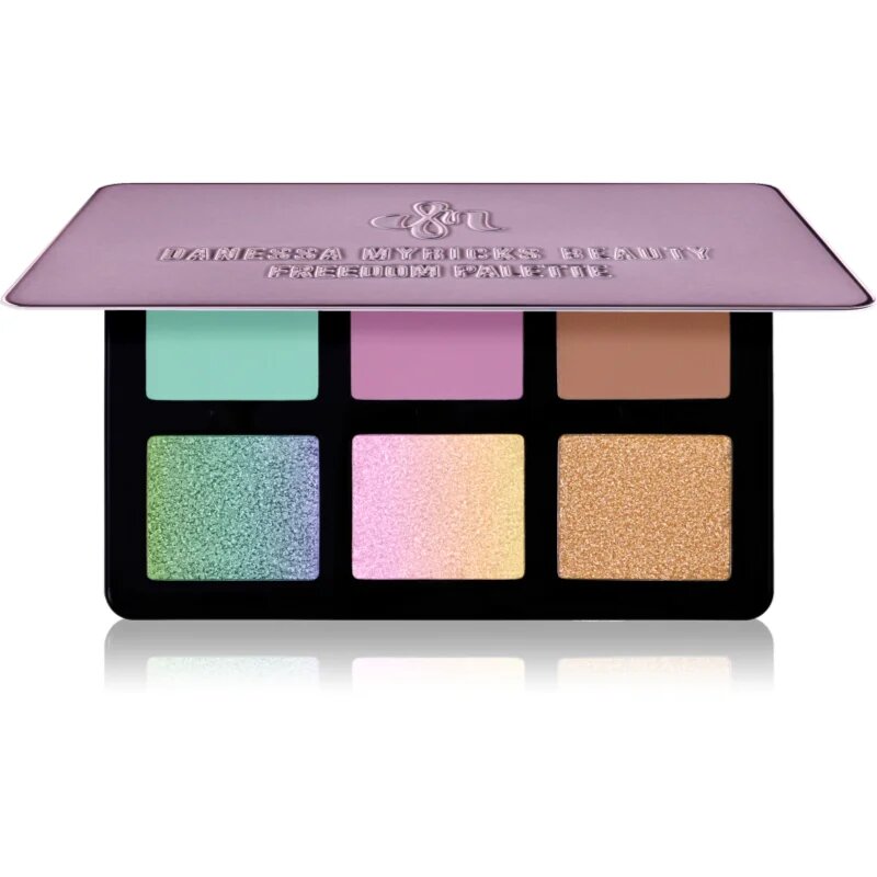 Danessa Myricks Beauty Pastel Dream Mini Freedom Palette paleta pentru fata multifunctionala faciale 6x1.2 g