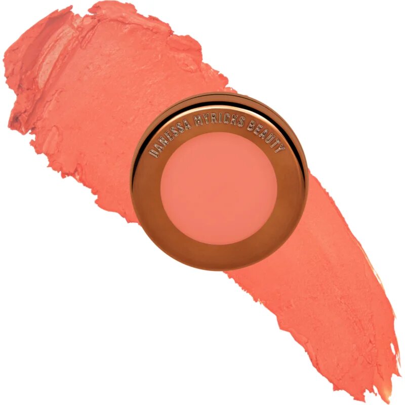 Danessa Myricks Beauty Yummy Skin Blurring Balm Powder Flushed balsam tonic pentru buze si obraji culoare Bellini 6 g