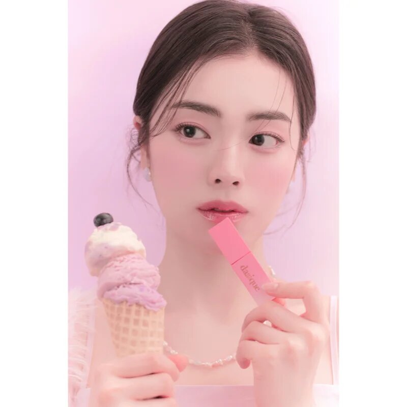 Dasique Juicy Dewy Lip Tint Ice Cream Collection luciu de buze rezistent 11 Fig Plum 3.5 g
