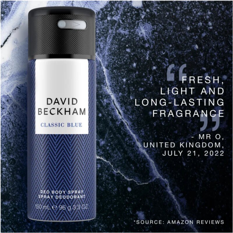 David Beckham Classic Blue deodorant spray pentru bărbați 150 ml