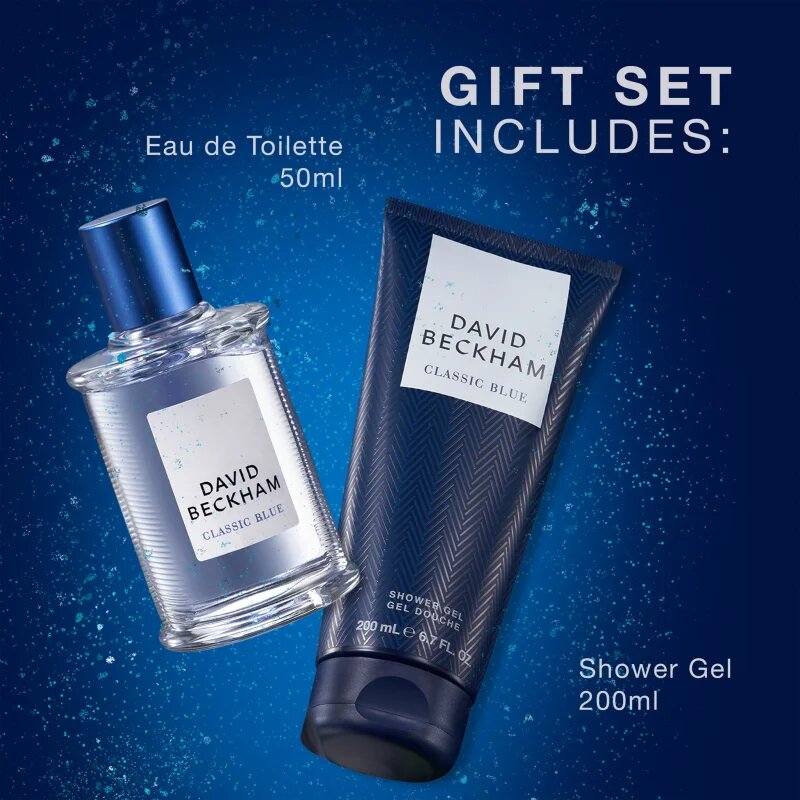 David Beckham Classic Blue set cadou pentru bărbați