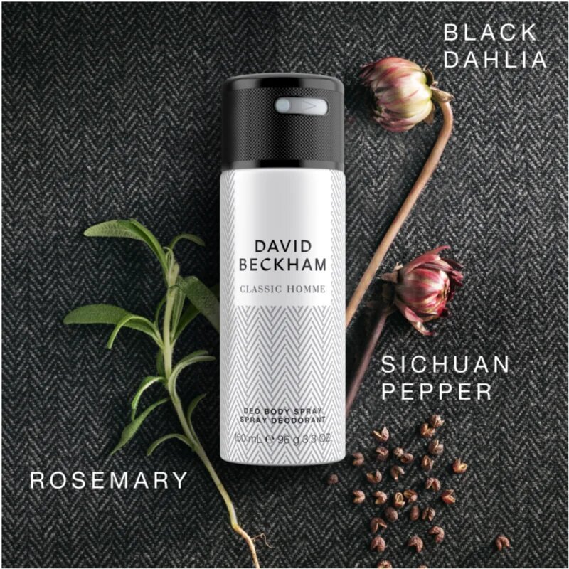 David Beckham Classic Homme deodorant spray pentru bărbați 150 ml