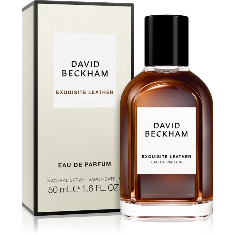 David Beckham Exquisite Leather Eau de Parfum pentru bărbați 50 ml